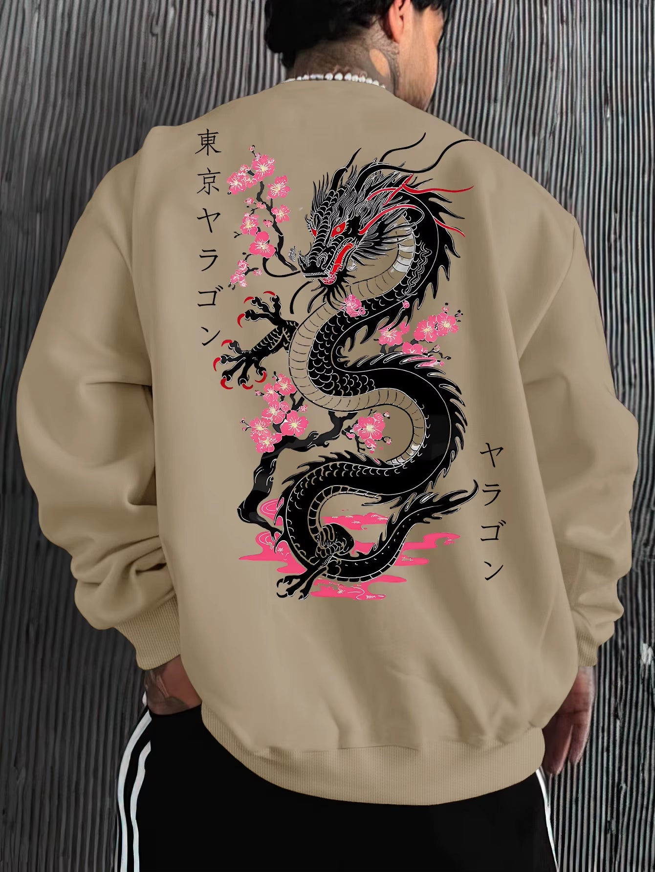 The New Men'S Round-Neck Sweatshirt for Spring and Autumn 2025 Is Casual Fashionable and Comfortable with 3D Pattern Printing